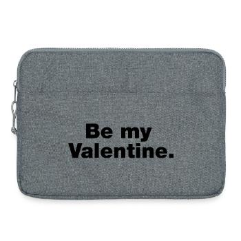 Be my valentine - Laptop bag 15" - heather grey - Front