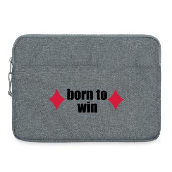 poker - Laptop bag 15" - heather grey - Front