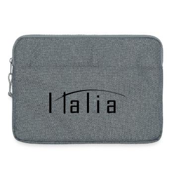 Italia - Sacoche pour ordinateur portable 15 pouces - gris chiné - Devant