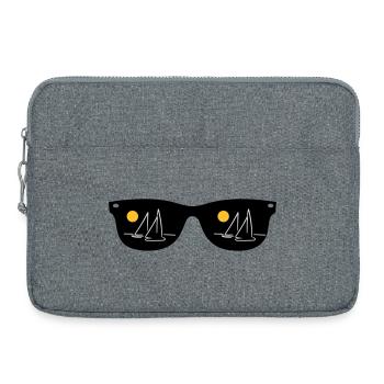 segeln - Laptoptasche 15" - Grau meliert - Vorne