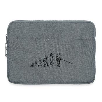 Évolution de Fischer - Sacoche pour ordinateur portable 15 pouces - gris chiné - Devant