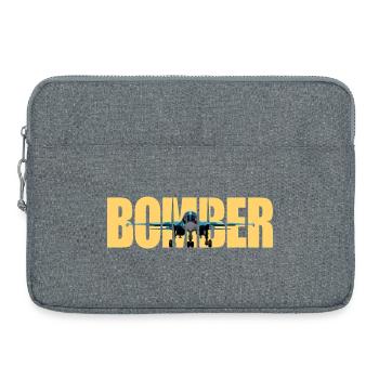 bombardier Su-34 - Sacoche pour ordinateur portable 15 pouces - gris chiné - Devant