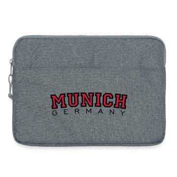 Munich Germany - Laptop bag 15" - heather grey - Front