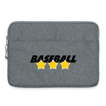 Baseball - Sports - Laptop bag 15" - heather grey - Front