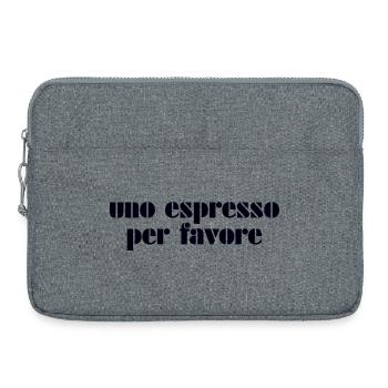 Espresso Italia Italy - Laptop bag 15" - heather grey - Front