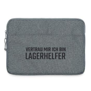 Lagerhelfer Vetrau mir - Laptoptasche 15" - Grau meliert - Vorne