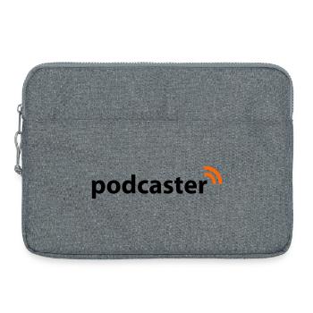 Podcaster - Laptoptasche 15" - Grau meliert - Vorne