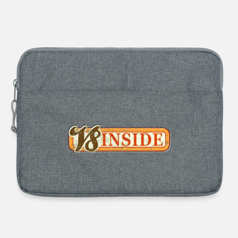 V8 Inside - Laptoptasche 15" - Grau meliert