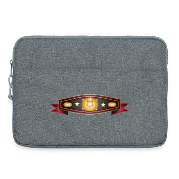 Radiant Box Belt – Champion Belt Design - Laptop bag 15" - heather grey - Front
