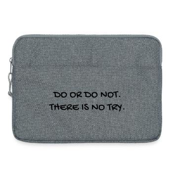 Cinéma / Citation / Série télé / Geek - Sacoche pour ordinateur portable 15 pouces - gris chiné - Devant