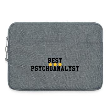 Psychologue / Psychiatre / Travail / Psychanalyste - Sacoche pour ordinateur portable 15 pouces - gris chiné - Devant