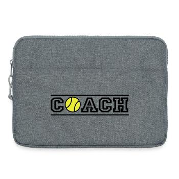 Tennis Coach - Laptop bag 15" - heather grey - Front