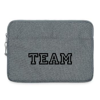 Team - Sacoche pour ordinateur portable 15 pouces - gris chiné - Devant