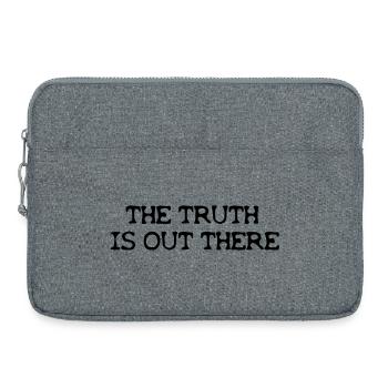 the Truth is out there - Laptop bag 15" - heather grey - Front