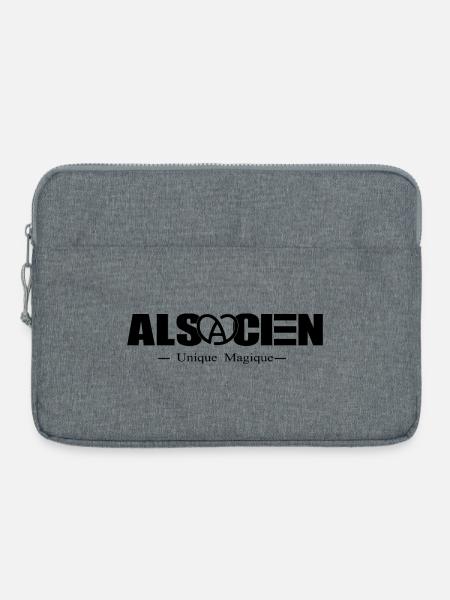 Ich bin Elsässer - Laptoptasche 15" - Grau meliert