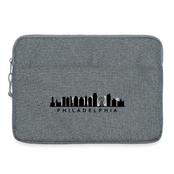 Philadelphia Skyline - Sacoche pour ordinateur portable 15 pouces - gris chiné - Devant