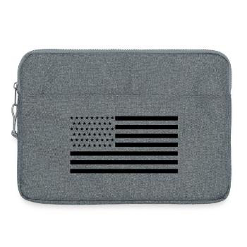 Stars and stripes - Sacoche pour ordinateur portable 15 pouces - gris chiné - Devant