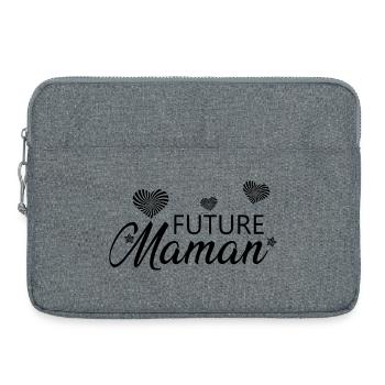 Future Maman - Sacoche pour ordinateur portable 15 pouces - gris chiné - Devant