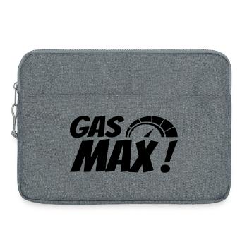 Gas max! Throttle! Make speed! Race * - Laptop bag 15" - heather grey - Front
