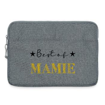 MOM. MOTHER's DAY. HAPPY MOTHER'S DAY. I LOVE YOU - Laptop bag 15" - heather grey - Front