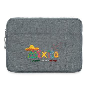 Mexico City - Laptop bag 15" - heather grey - Front