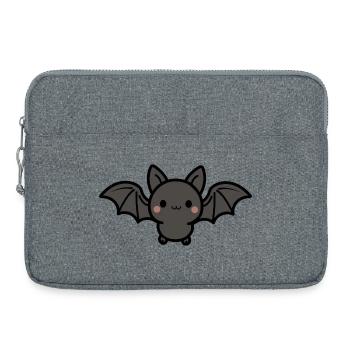 Cute Bat - Laptop bag 15" - heather grey - Front