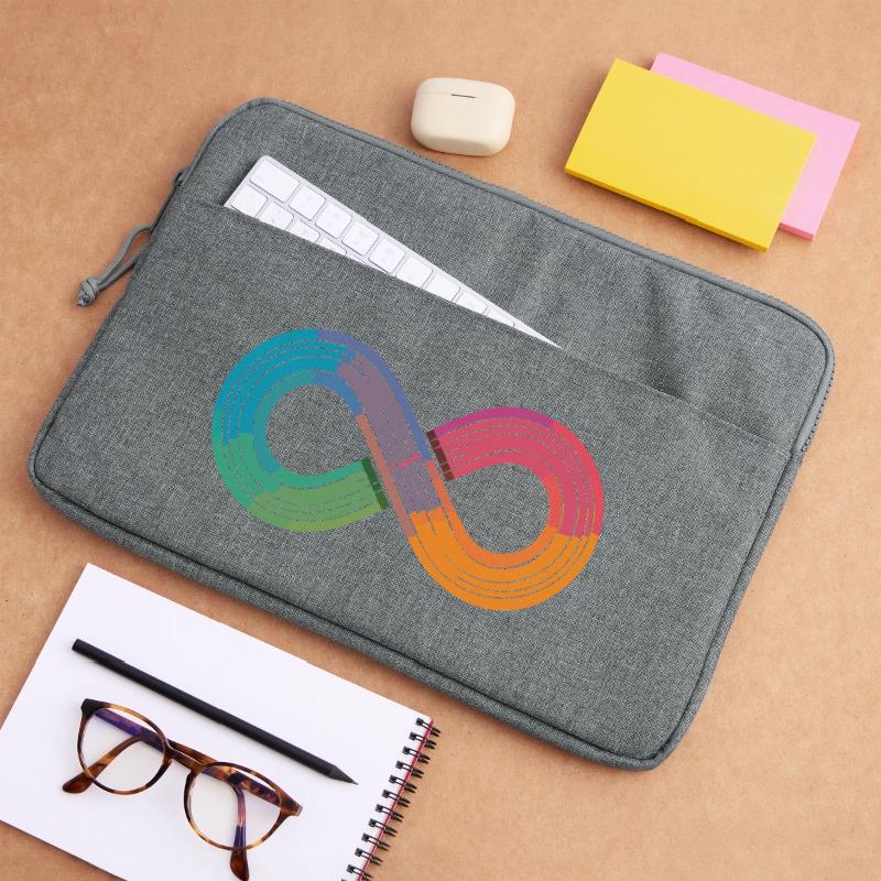 Unendlicher Regenbogen oder doch einfach nur Flow? Laptoptasche 15"