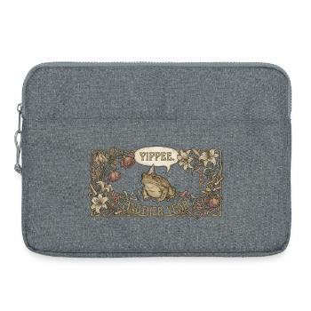 Yippee Another Year Kröte - Laptoptasche 15" - Grau meliert - Vorne