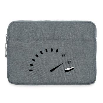 Excès de vitesse - Sacoche pour ordinateur portable 15 pouces - gris chiné - Devant