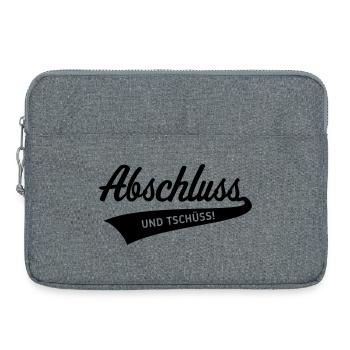 Conclusion – and bye! (Graduation / Black) - Laptop bag 15" - heather grey - Front