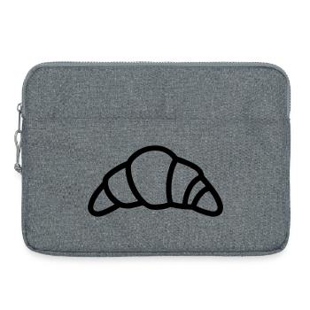 croissant - Sacoche pour ordinateur portable 15 pouces - gris chiné - Devant
