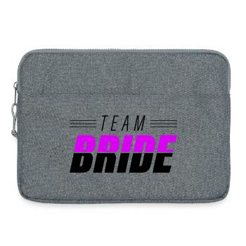 Team Bride - Laptoptasche 15" - Grau meliert - Vorne