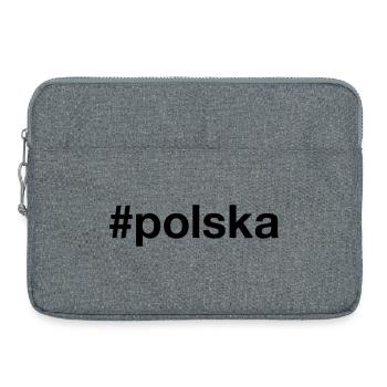 POLSKA Hashtag - POLEN - POLAND - Laptoptasche 15" - Grau meliert - Vorne
