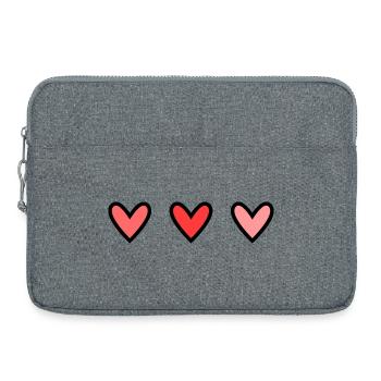 HERZ - Laptoptasche 15" - Grau meliert - Vorne