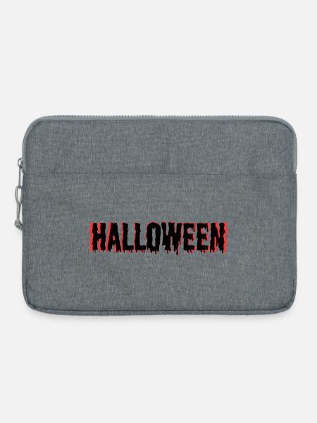 Halloween - Laptoptasche 15" - Grau meliert