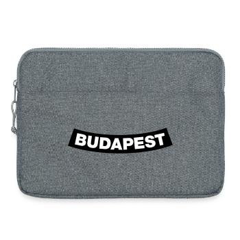 Budapest Chapter Element (Bachelor Party MC Rocker Design) - Laptop bag 15" - heather grey - Front