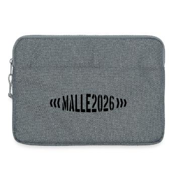 Malle 2026 - Laptoptasche 15" - Grau meliert - Vorne