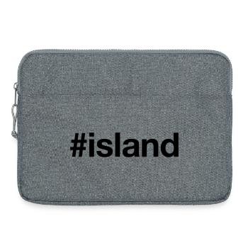 ISLAND Islande Hashtag - Sacoche pour ordinateur portable 15 pouces - gris chiné - Devant