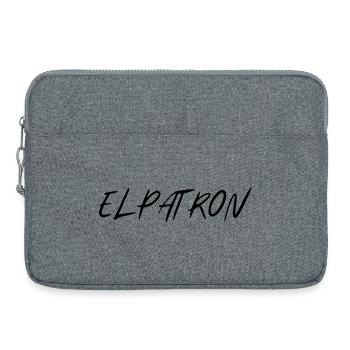 El Patron – Le look du chef - Sacoche pour ordinateur portable 15 pouces - gris chiné - Devant