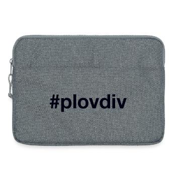 PLOVDIV Hashtag Bulgarie Bulgare - Sacoche pour ordinateur portable 15 pouces - gris chiné - Devant