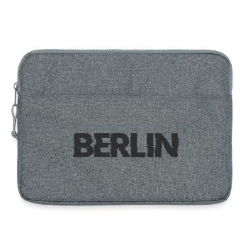 Berlin Schriftzug - Laptoptasche 15" - Grau meliert - Vorne