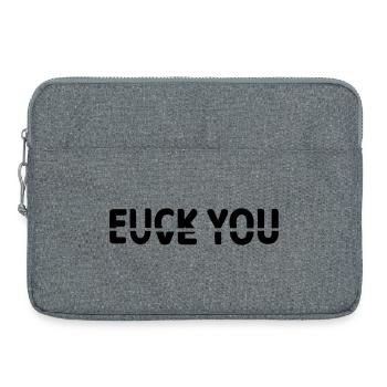 Vous aimer ou ne pas vous aimer # - Sacoche pour ordinateur portable 15 pouces - gris chiné - Devant