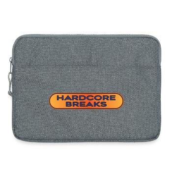 Hardcore Breaks Breakbeat - Laptop bag 15" - heather grey - Front