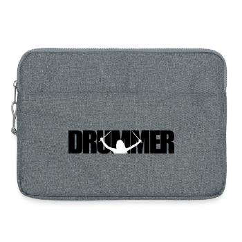 Héros batteur - Sacoche pour ordinateur portable 15 pouces - gris chiné - Devant