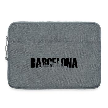Barcelone Espagne Catalogne Europe Skyline - Sacoche pour ordinateur portable 15 pouces - gris chiné - Devant