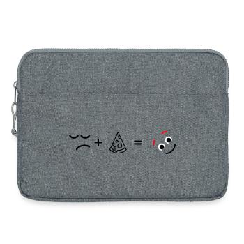 Awaiting design upload - Laptop bag 15" - heather grey - Front