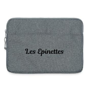 Epinettes Paris - Laptoptasche 15" - Grau meliert - Vorne