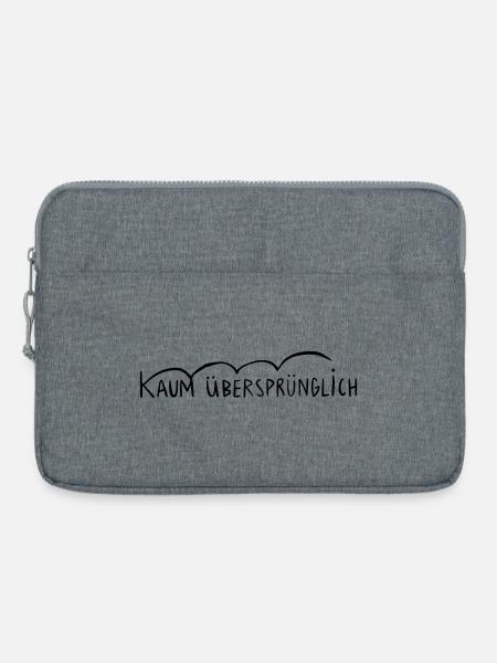 Kaum übersprünglich - Laptoptasche 15" - Grau meliert