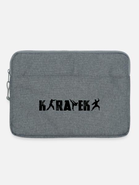 Karateka - Laptoptasche 15" - Grau meliert