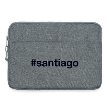 SANTIAGO Hashtag Chili - Sacoche pour ordinateur portable 15 pouces - gris chiné - Devant